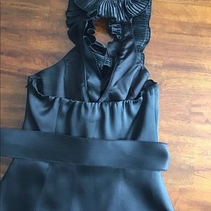 White House Black Market Tops - WHBM Black Satin Halter Top Size 4 White House Black Market Tops - WHBM Black Satin Halter Top Size 4